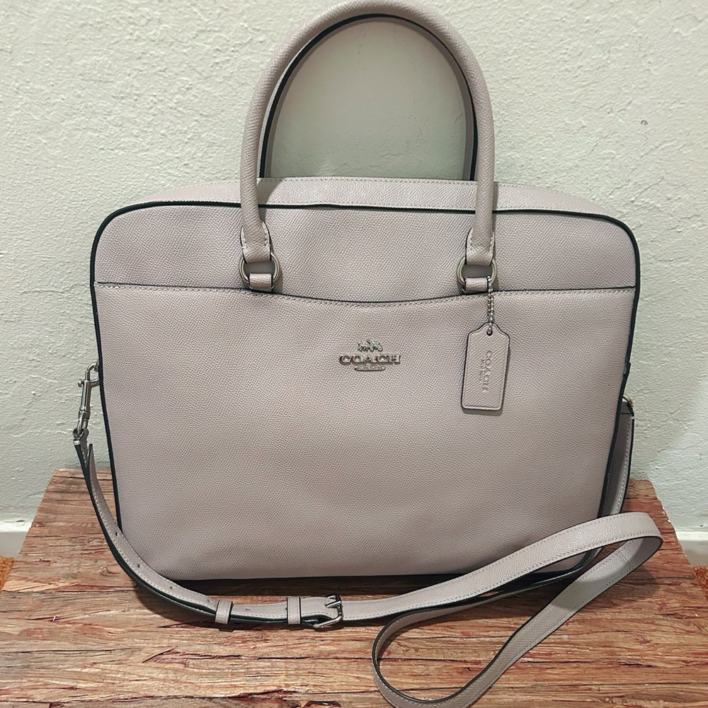 Coach Gray Laptop Bag